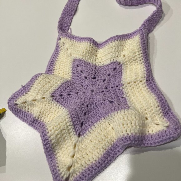 Be STAR struck with this handmade crotched bag! - Picture 1 of 2